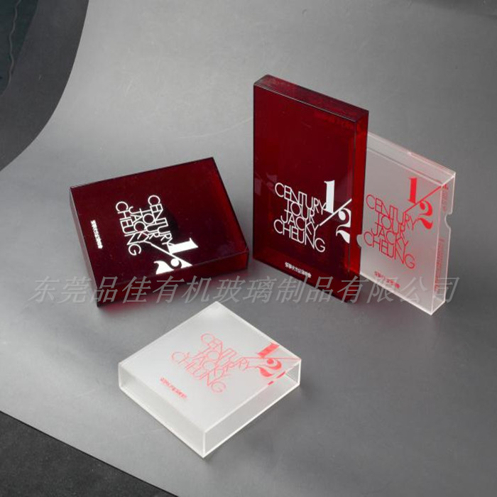 东莞有机玻璃加工 厂家直销有机玻璃盒子、亚克力盒子 定制亚克力CD盒